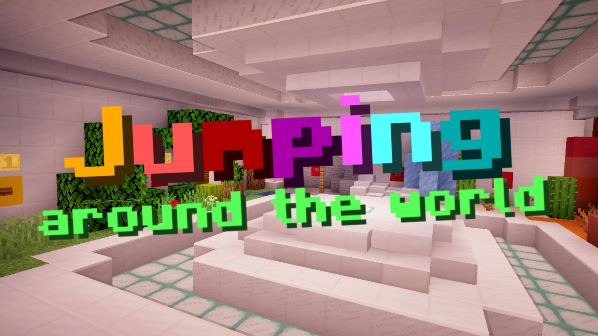 Herunterladen Jumping Around the World zum Minecraft 1.13.2