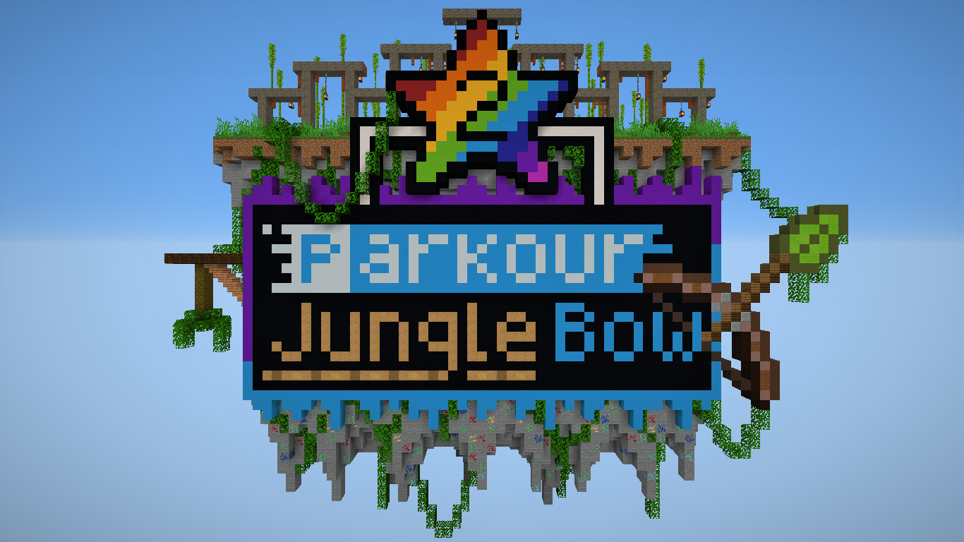 Herunterladen Parkour Jungle Bow 2 zum Minecraft 1.15.1