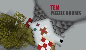 Herunterladen Ten Puzzle Rooms zum Minecraft 1.16.4