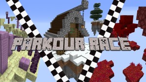 Herunterladen THE PARKOUR RACE zum Minecraft 1.16.4