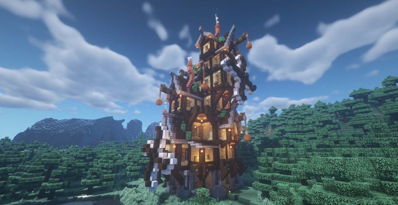 Herunterladen SteamPunk Mansion zum Minecraft 1.16.3