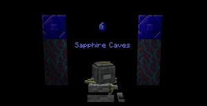 Herunterladen Sapphire Caves zum Minecraft 1.17.1