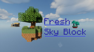Herunterladen Fresh Sky Block 1.2 zum Minecraft 1.19.3