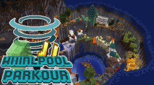 Herunterladen Whirlpool Parkour 1.1 zum Minecraft 1.18.1