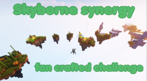 Herunterladen Skyborne Synergy: Fan Crafted Challenge 1.0 zum Minecraft 1.19.3