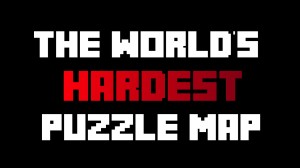 Herunterladen The World's Hardest Puzzle Map zum Minecraft 1.11