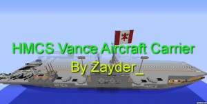 Herunterladen HMCS Vance Aircraft Carrier zum Minecraft 1.12.2