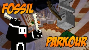 Herunterladen Fossil Parkour zum Minecraft 1.10.2