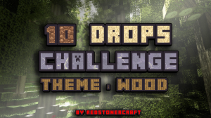 Herunterladen 10 Drops Challenge: Wood zum Minecraft 1.10.2