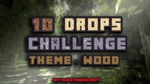 Herunterladen 10 Drops Challenge: Wood zum Minecraft 1.10.2