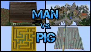 Herunterladen Man vs. Pig zum Minecraft 1.9.2
