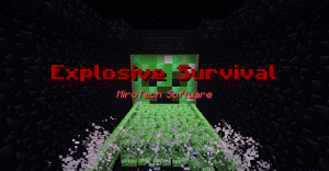 Herunterladen Explosive Survival zum Minecraft 1.9.2