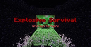 Herunterladen Explosive Survival zum Minecraft 1.9.2