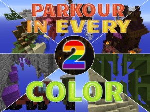 Herunterladen Parkour In Every Color 2 zum Minecraft 1.8.9