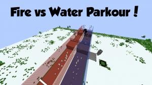 Herunterladen Fire vs. Water Parkour zum Minecraft 1.8.7