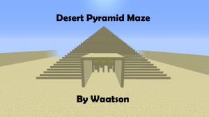 Herunterladen Desert Pyramid Maze zum Minecraft 1.8