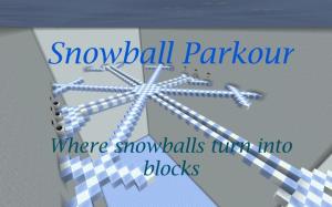 Herunterladen Snowball Parkour zum Minecraft 1.8