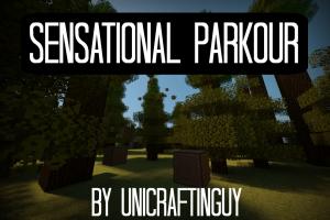 Herunterladen Sensational Parkour zum Minecraft 1.8