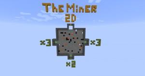 Herunterladen The Miner 2D zum Minecraft 1.12.1