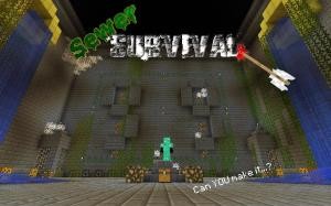 Herunterladen Sewer Survival zum Minecraft 1.3.2