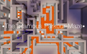 Herunterladen The Infamous Parkour Maze zum Minecraft 1.13