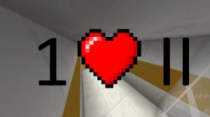 Herunterladen 1 Heart II zum Minecraft 1.12.2