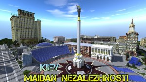 Herunterladen Maidan Nezalezhnosti (Kiev, Ukraine) zum Minecraft 1.12.2