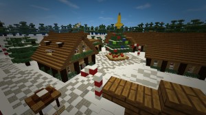 Herunterladen Santa's Christmas Village zum Minecraft 1.12.2