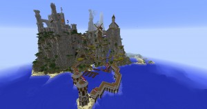 Herunterladen Medieval Mountain Village zum Minecraft 1.12.2