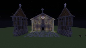Herunterladen Medieval Church zum Minecraft 1.12.2