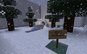 Herunterladen A Winter Find the Button zum Minecraft 1.13.2