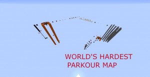 Herunterladen WORLD'S HARDEST PARKOUR MAP! zum Minecraft 1.13.1