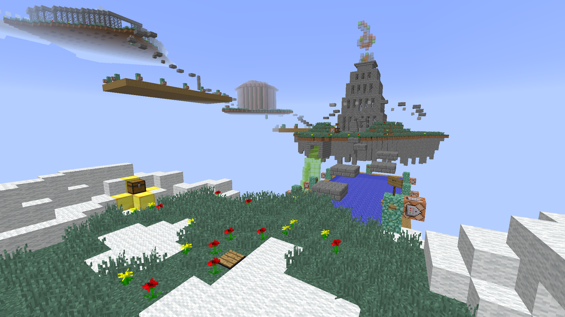 Herunterladen Skybounds Parkour zum Minecraft 1.12.2