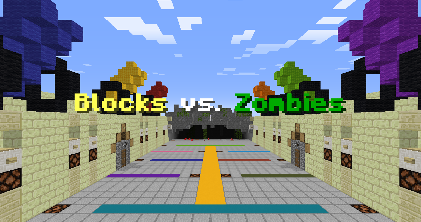 Herunterladen Blocks vs. Zombies: Fanmade zum Minecraft 1.13.2