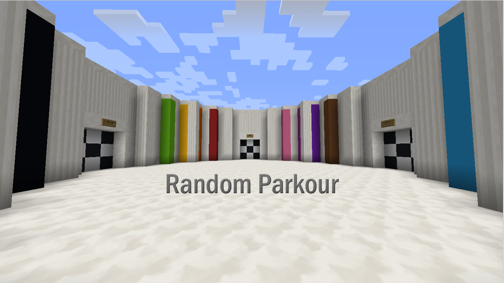 Herunterladen New Random Parkour zum Minecraft 1.14