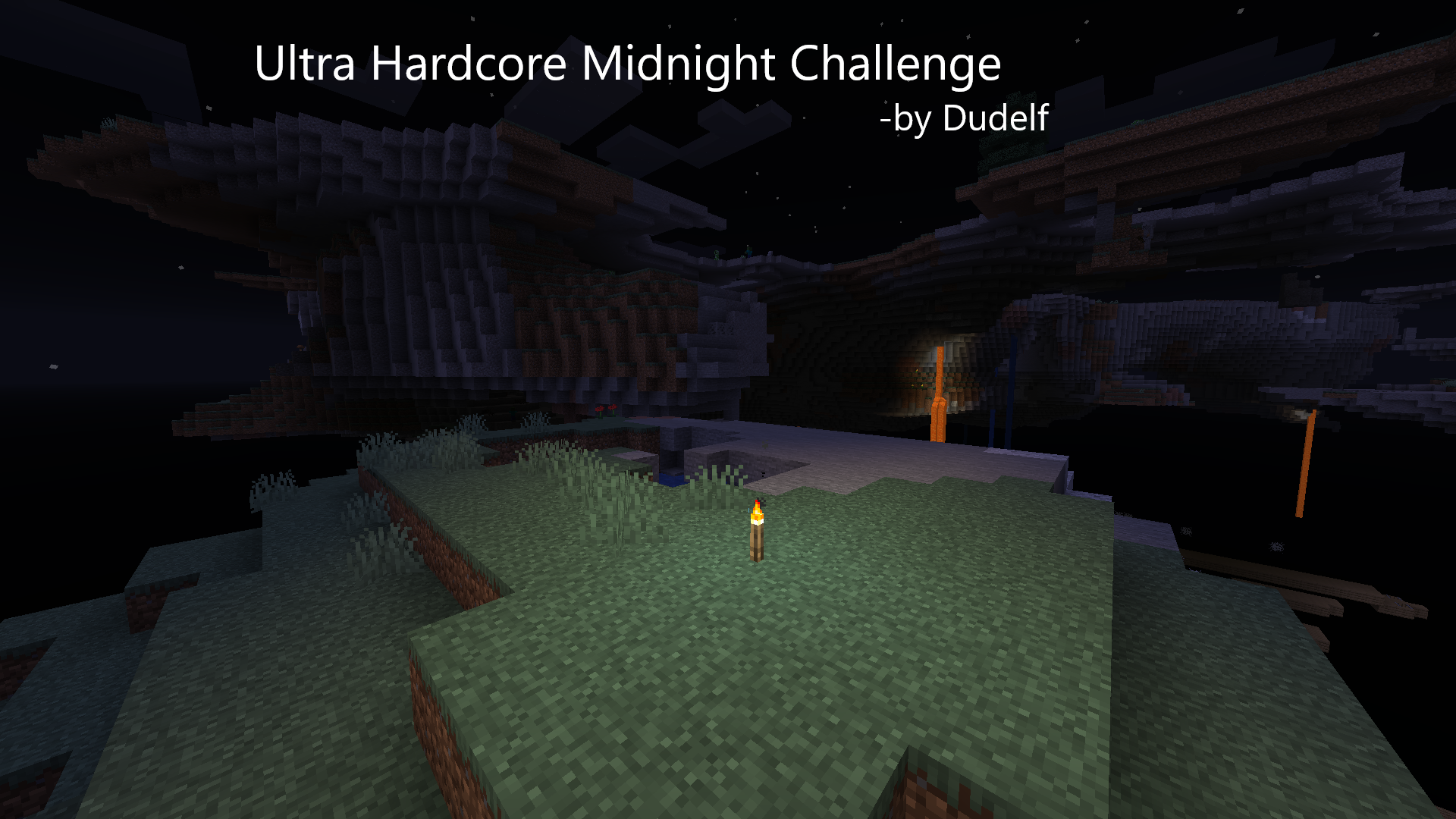 Herunterladen Ultra Hardcore Midnight Challenge zum Minecraft 1.14.2