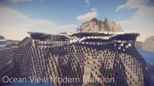 Herunterladen Ocean View Modern Mansion zum Minecraft 1.14