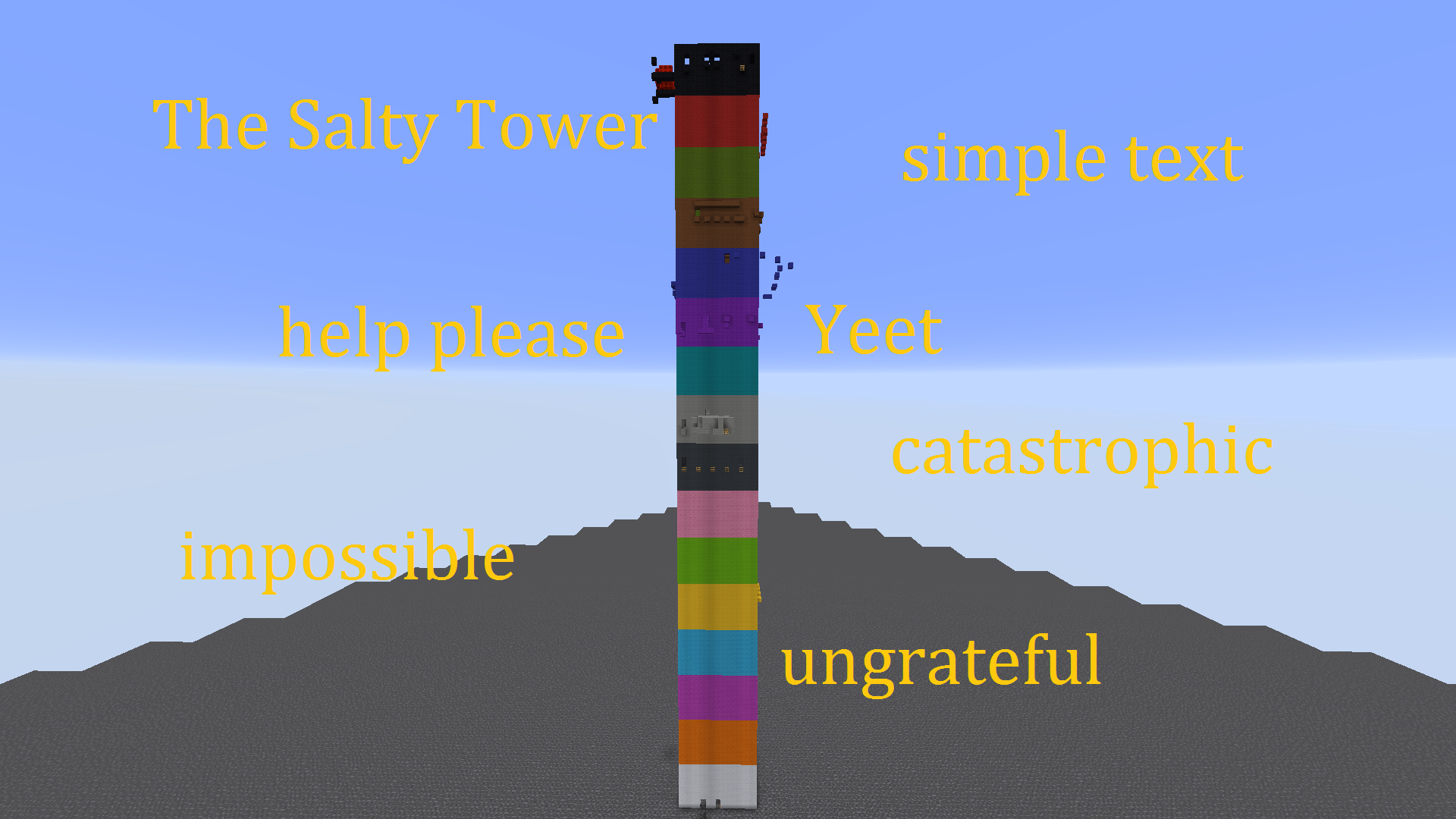 Herunterladen The Salty Tower! zum Minecraft 1.14.3