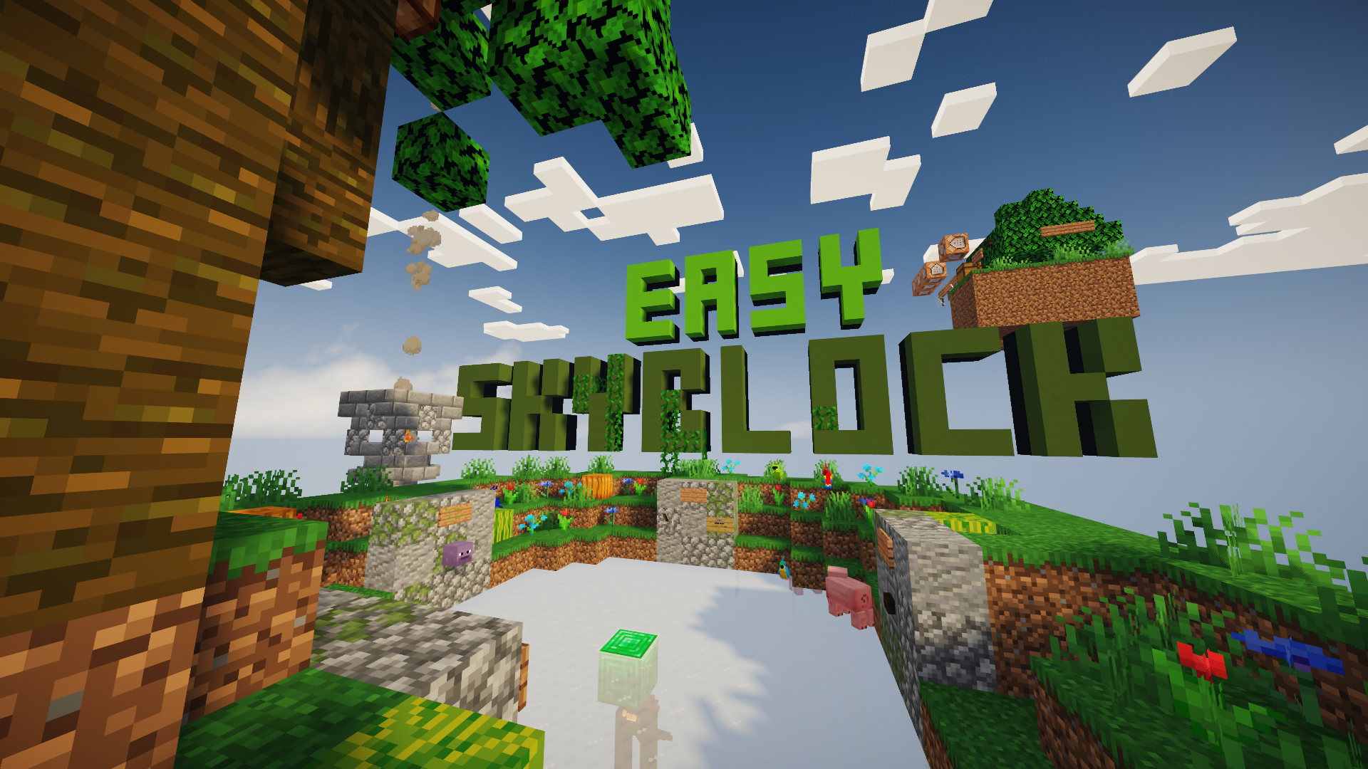 Herunterladen Easy SkyBlock zum Minecraft 1.14.4