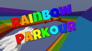 Herunterladen The Rainbow Parkour zum Minecraft 1.12.2