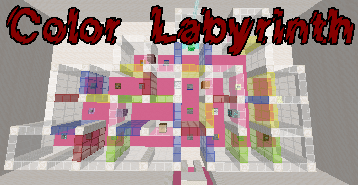 Herunterladen Color Labyrinth zum Minecraft 1.14.4