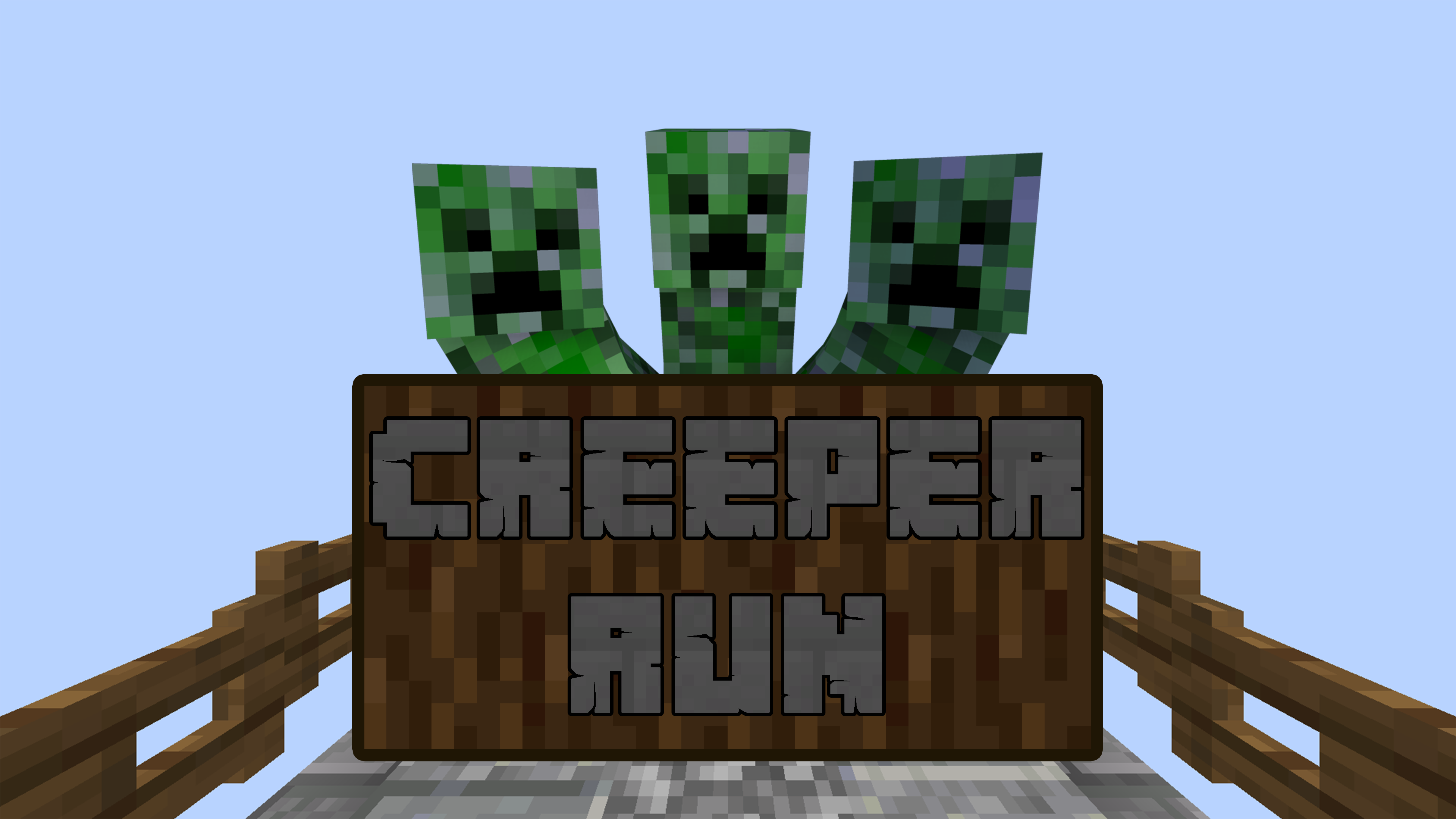 Herunterladen Creeper Run zum Minecraft 1.15.2