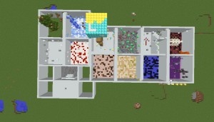 Herunterladen 12 Rooms zum Minecraft 1.12.2