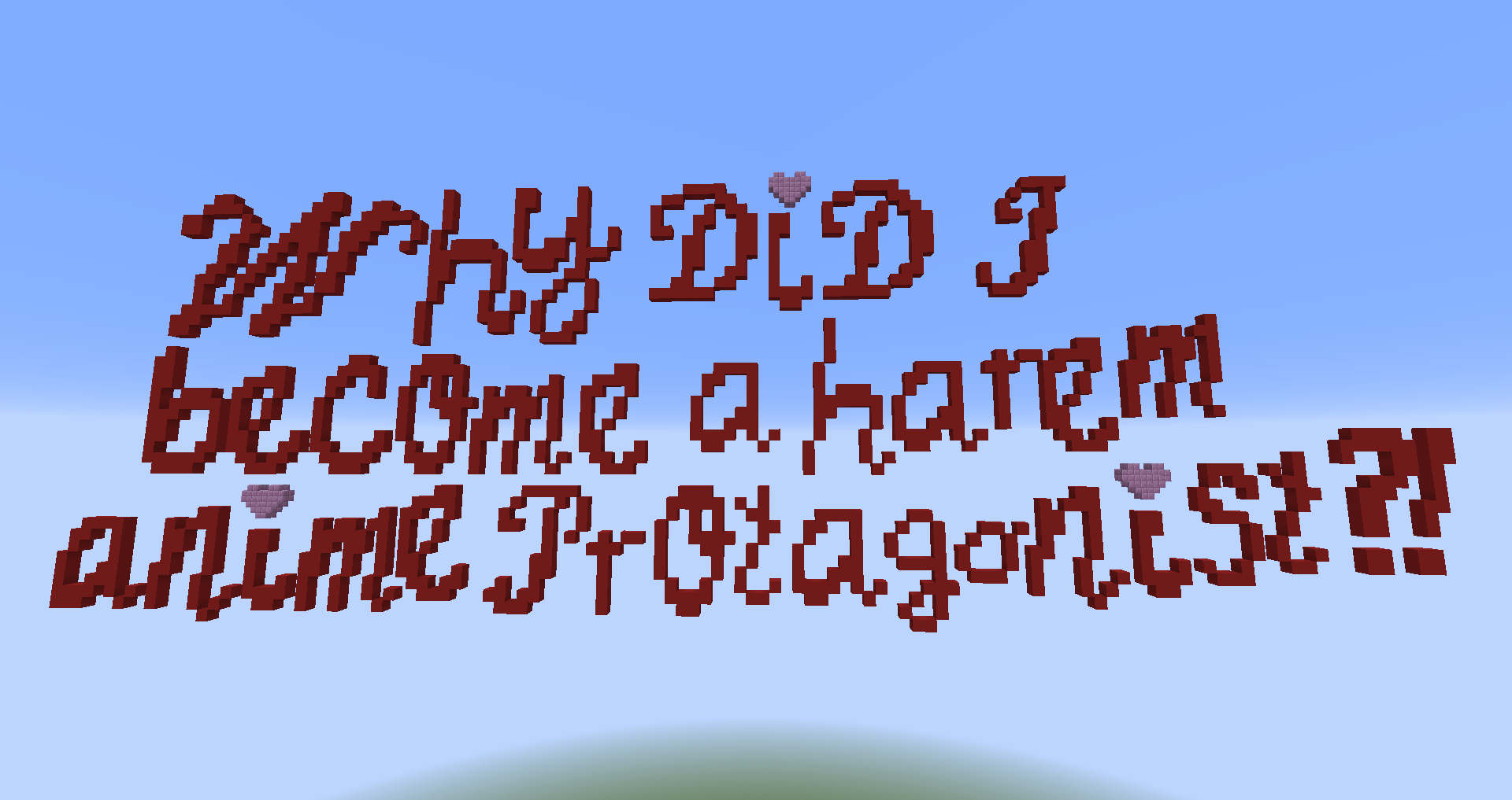 Herunterladen Why did I become a harem anime protagonist?! zum Minecraft 1.16.1