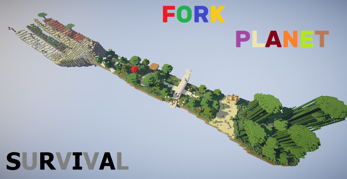 Herunterladen Fork Planet Survival zum Minecraft 1.16.2