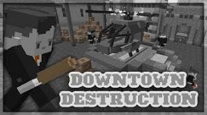 Herunterladen Downtown Destruction zum Minecraft 1.12.2