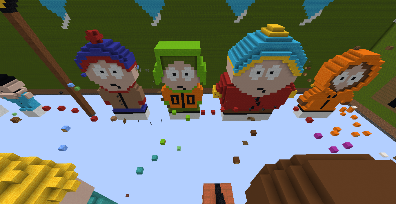 Herunterladen South Parkour zum Minecraft 1.16.4