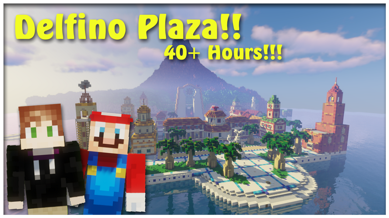 Herunterladen Delfino Plaza (Super Mario Sunshine!) zum Minecraft 1.16.4