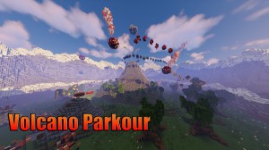Herunterladen The Volcano Parkour zum Minecraft 1.16.5