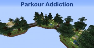 Herunterladen Parkour Addiction zum Minecraft 1.16.5